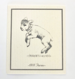 Dishcloth Jumping Lamb