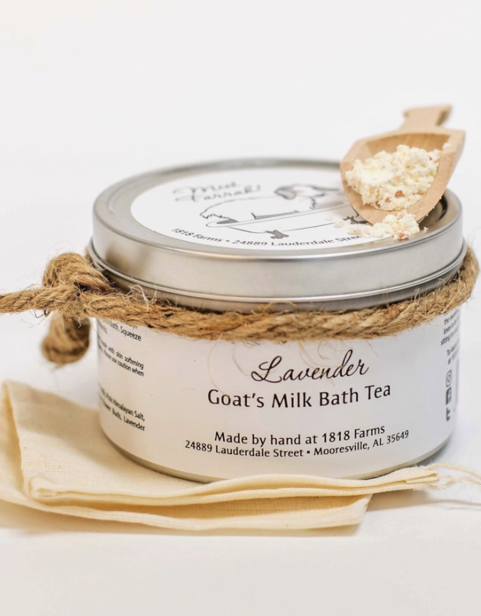 Lavender Goat Milk Bath Tin