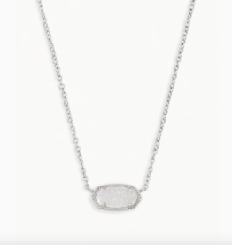 Necklace Elisa RHOD Iridescent Drusy