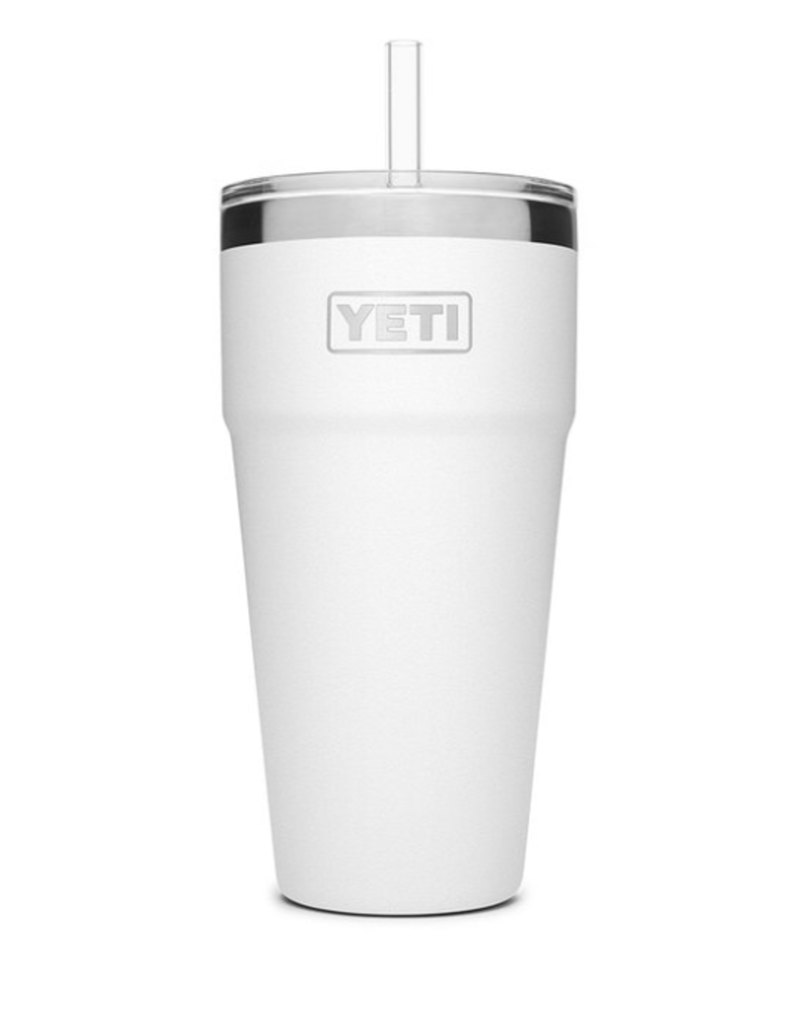 Rambler 26 Straw Cup White