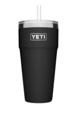 Rambler 26 Straw Cup Black