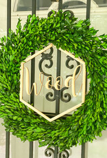Personalized Wreath Sign
