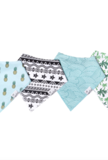 Bandana Bib Set Aloha 4Pk