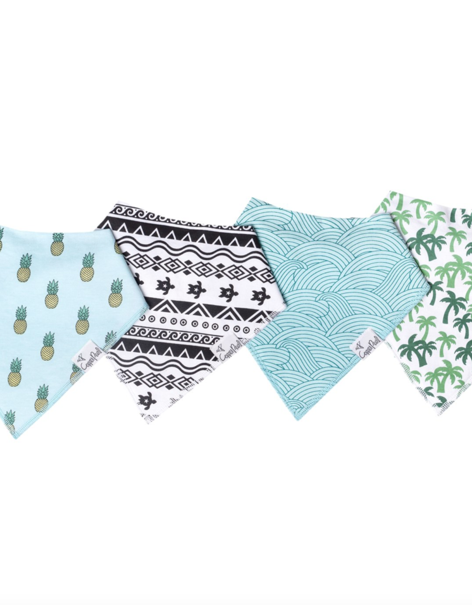 Bandana Bib Set Aloha 4Pk