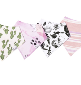Bandana Bib Set Sage 4pk
