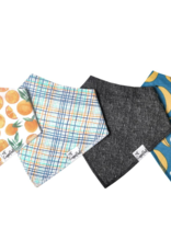 Bandana Bib Set 4 Pack Citrus