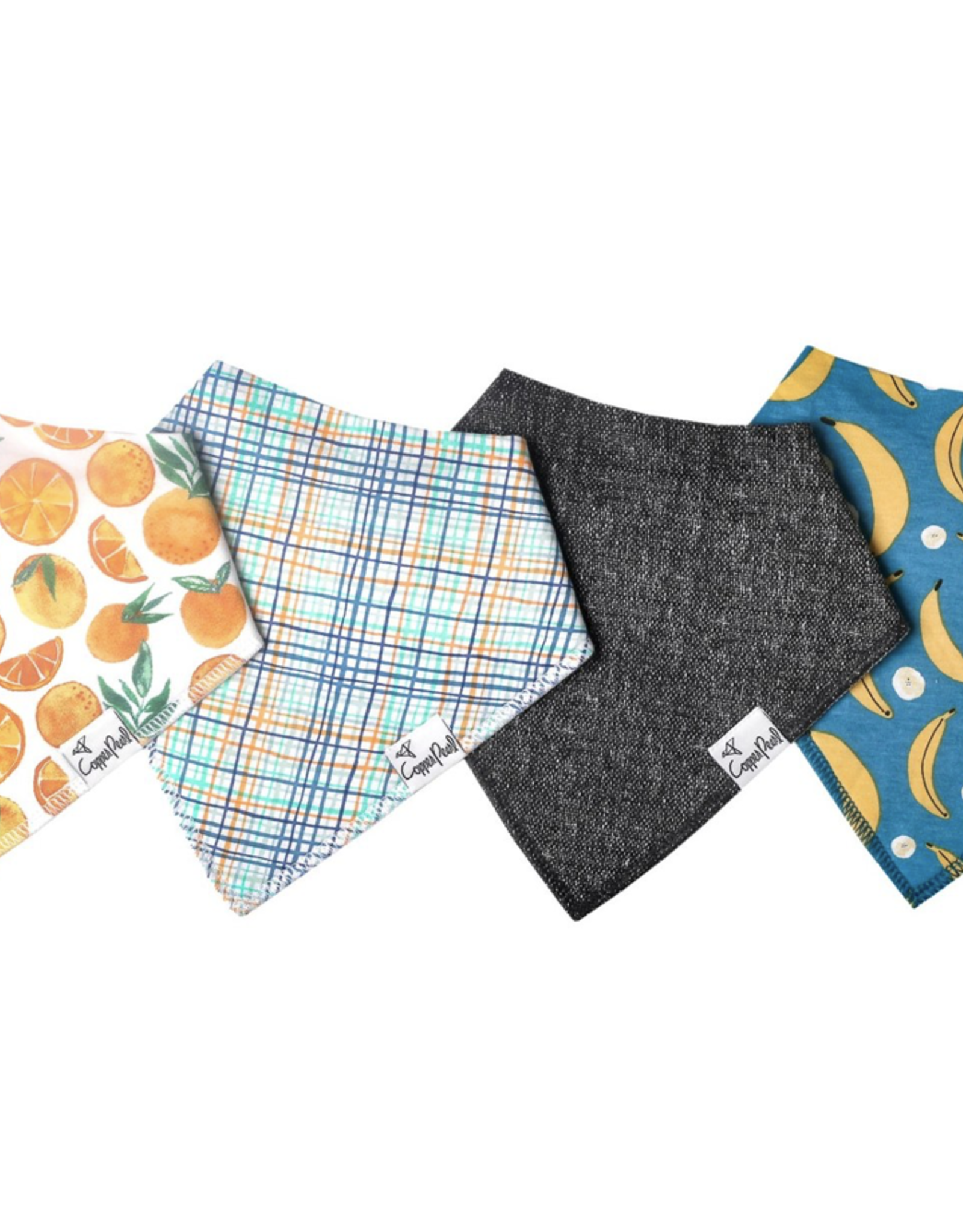 Bandana Bib Set 4 Pack Citrus