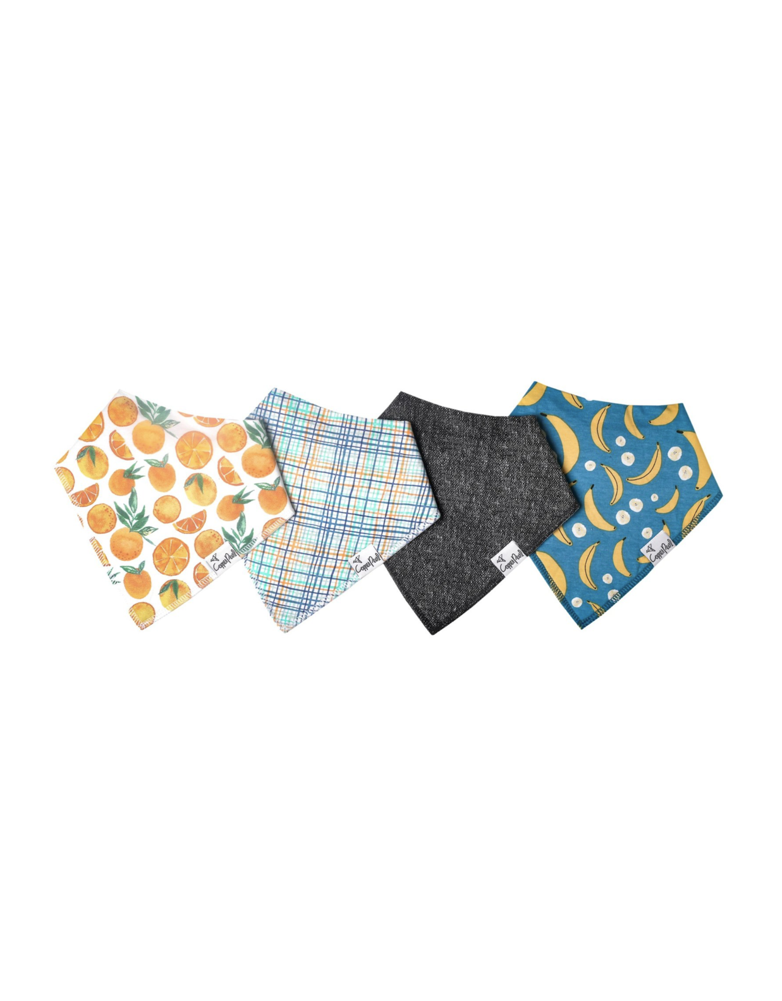 Bandana Bib Set 4 Pack Citrus