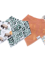Bandana Bib 4 Pack Bison