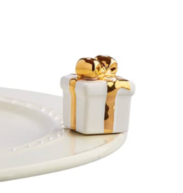 Mini White Gift/Golden Wishes