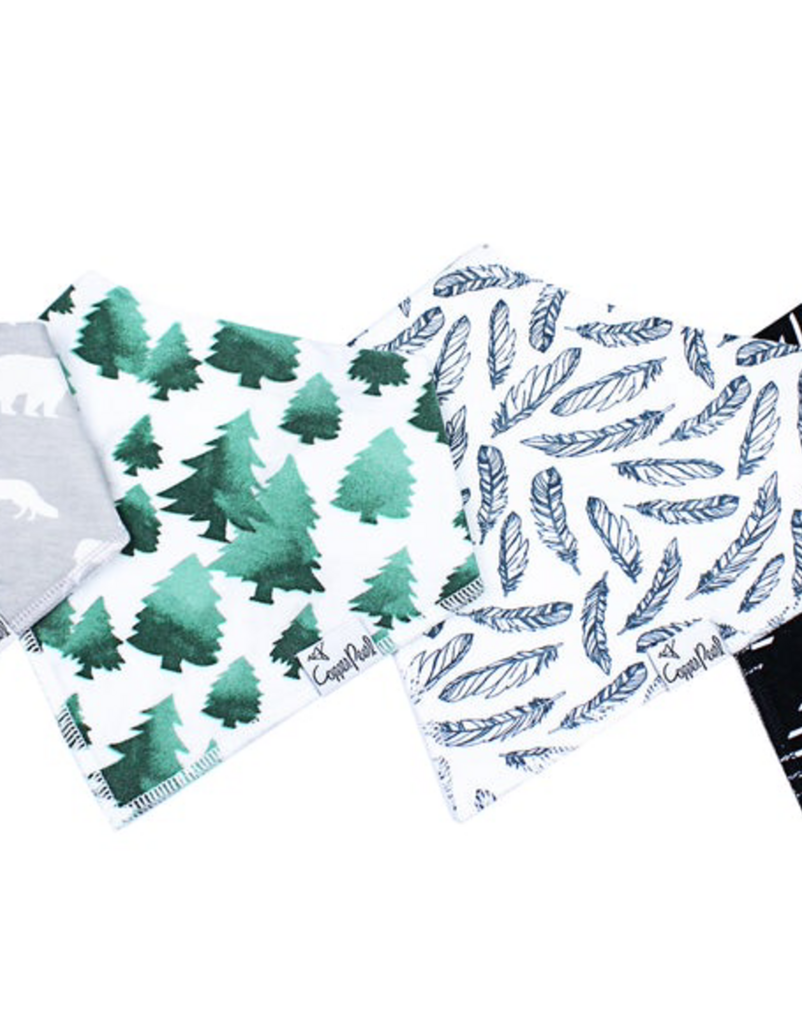 Bandana Bib 4 Pack Woodland