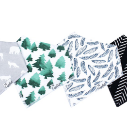 Bandana Bib 4 Pack Woodland