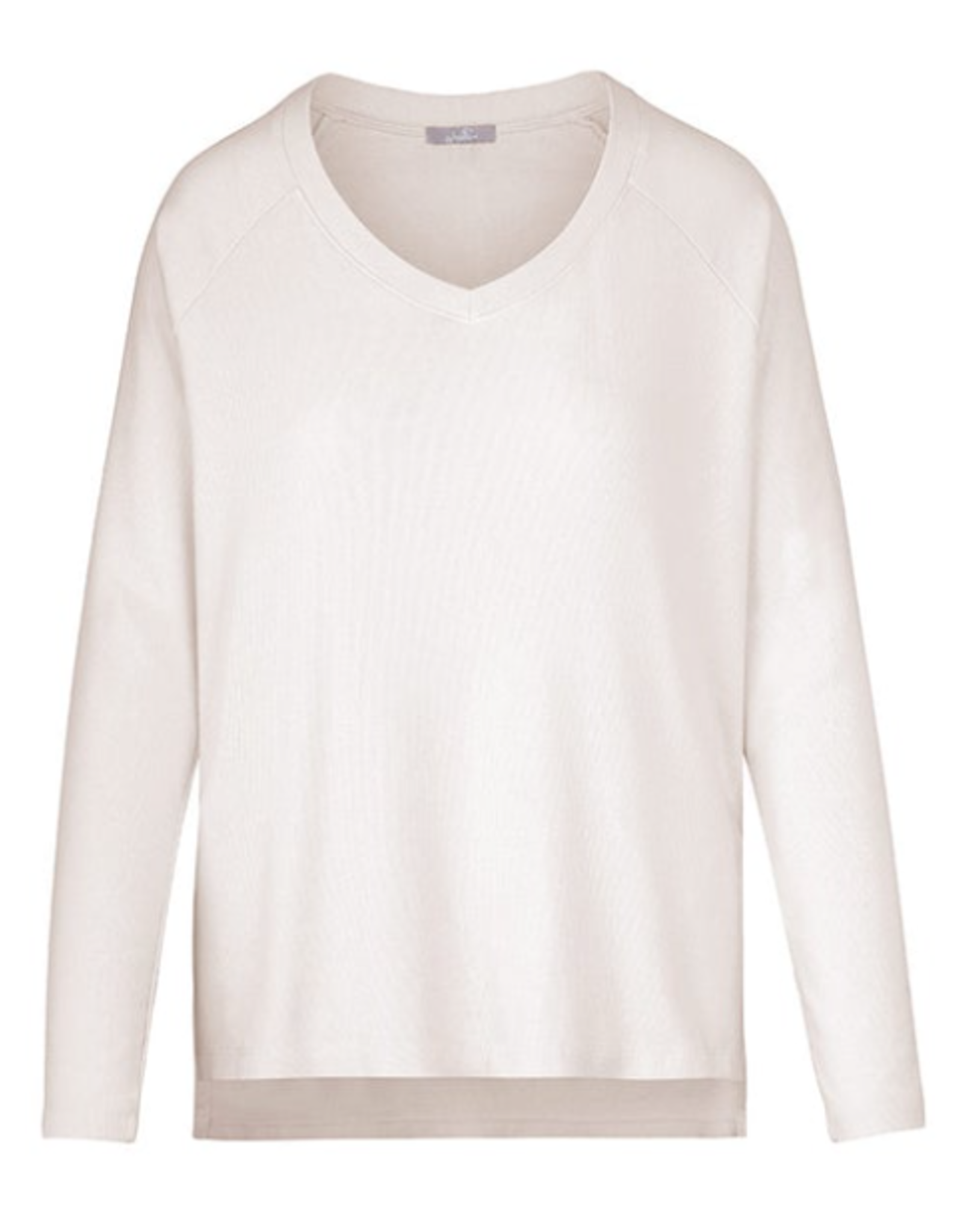 Frankie Ribbed Long Sleeve Egg Nog
