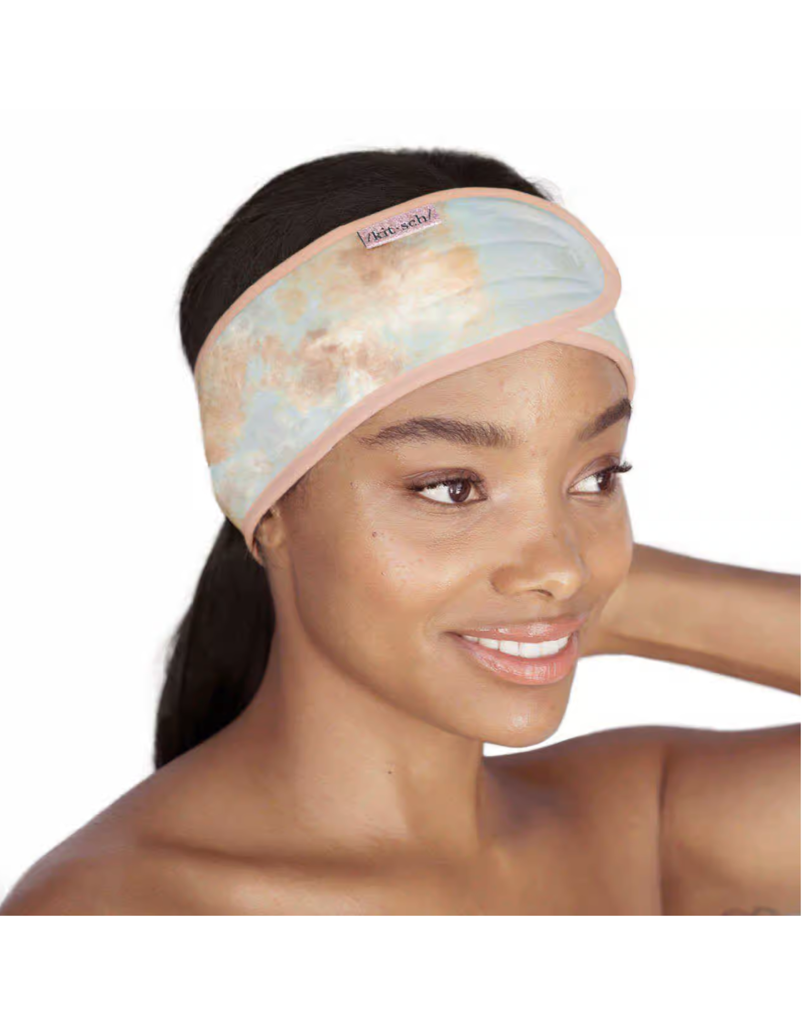 Kitsch Microfiber Spa Headband Sunset Tie Dye