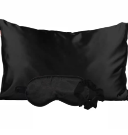 Satin Sleep Set Black Satin Sleep Set Black