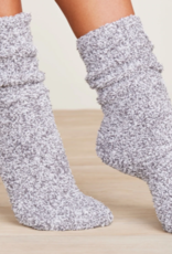 Socks Graphite White Heathered Cozychic