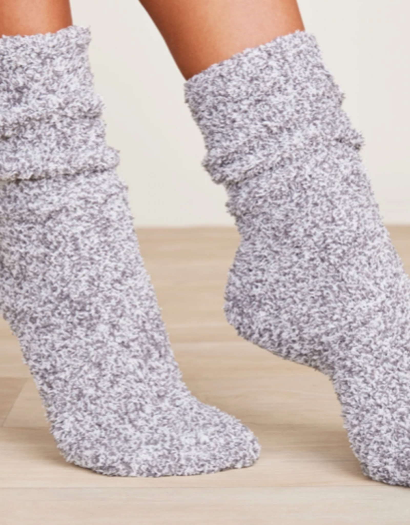 Socks Graphite White Heathered Cozychic