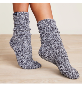 Socks Black White Heathered Cozychic