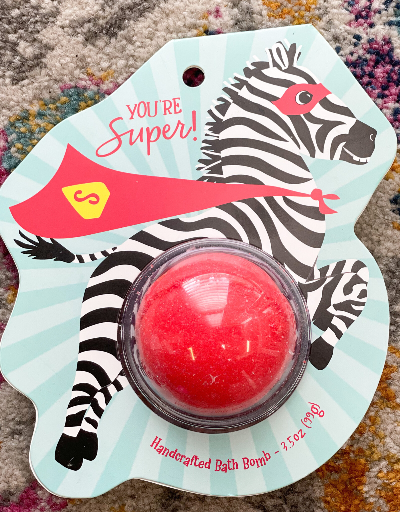Bath Bomb Zebra