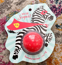 Bath Bomb Zebra