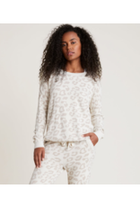 Slouchy Pullover Leopard Cream-Stone