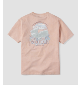 Southern Shirt Company Chasing Waves Tee SS Peach Fuzz