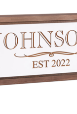 Flush Frame Includes Laser Engraving