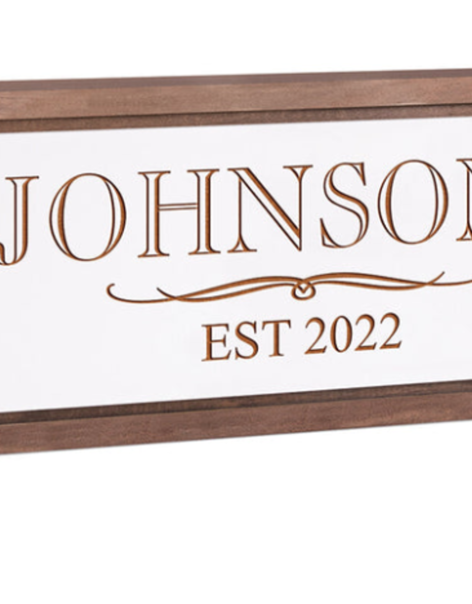 Flush Frame Includes Laser Engraving