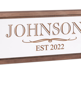 Flush Frame Includes Laser Engraving