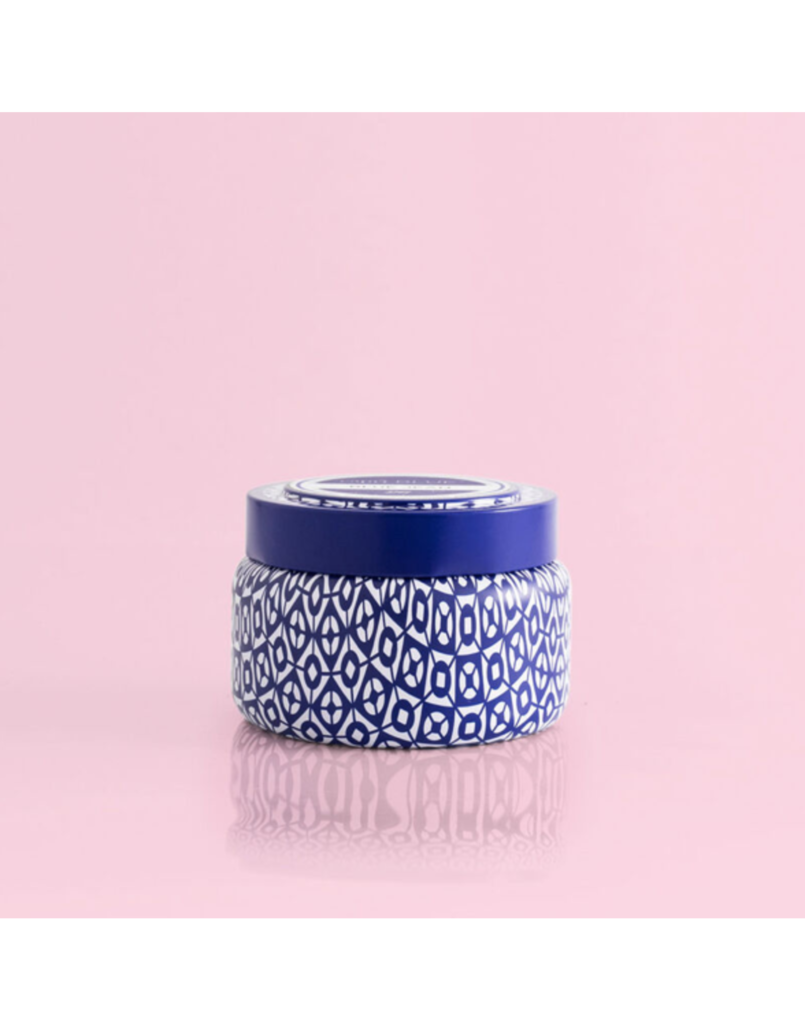 Candle 8.5 Printed Travel Tin Volcano Blue