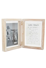 Hinge Frame 4x6 Lake Rules