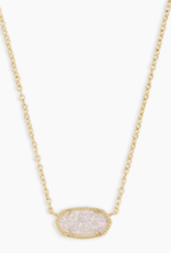 Necklace Elisa Gold Iridsnt Drusy