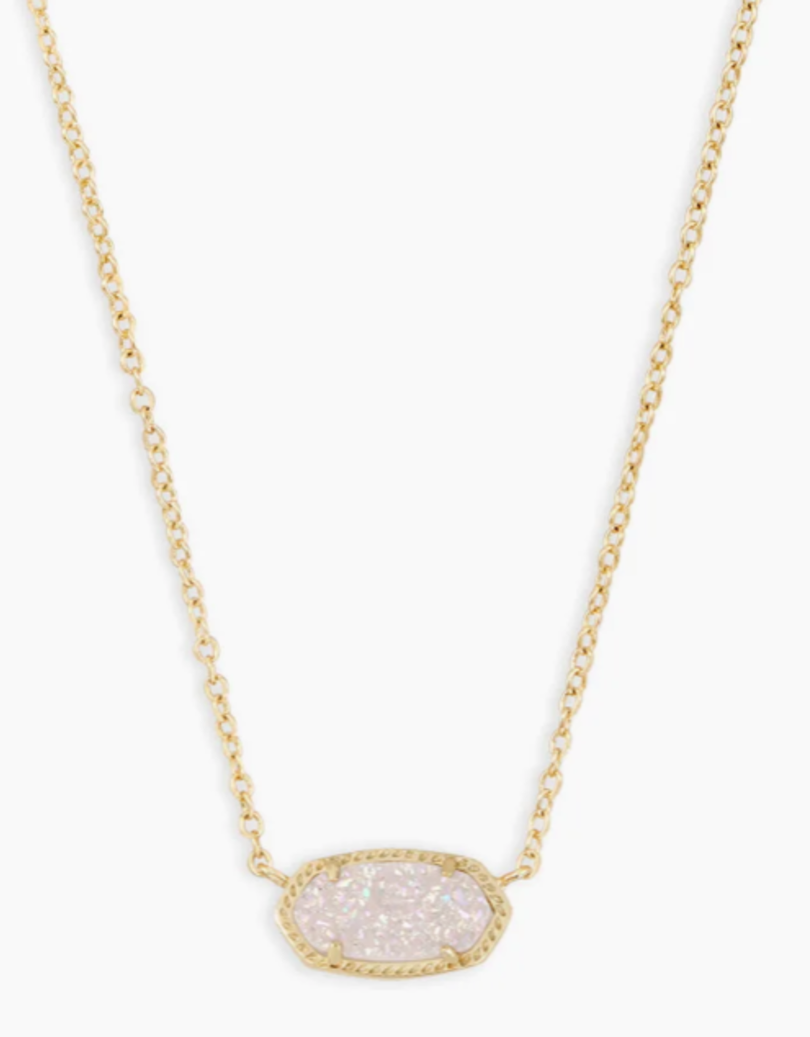 Necklace Elisa Gold Iridsnt Drusy