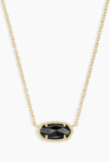 Necklace Elisa Gold Black