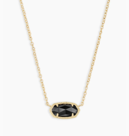 Necklace Elisa Gold Black