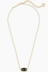 Necklace Elisa Gold Black