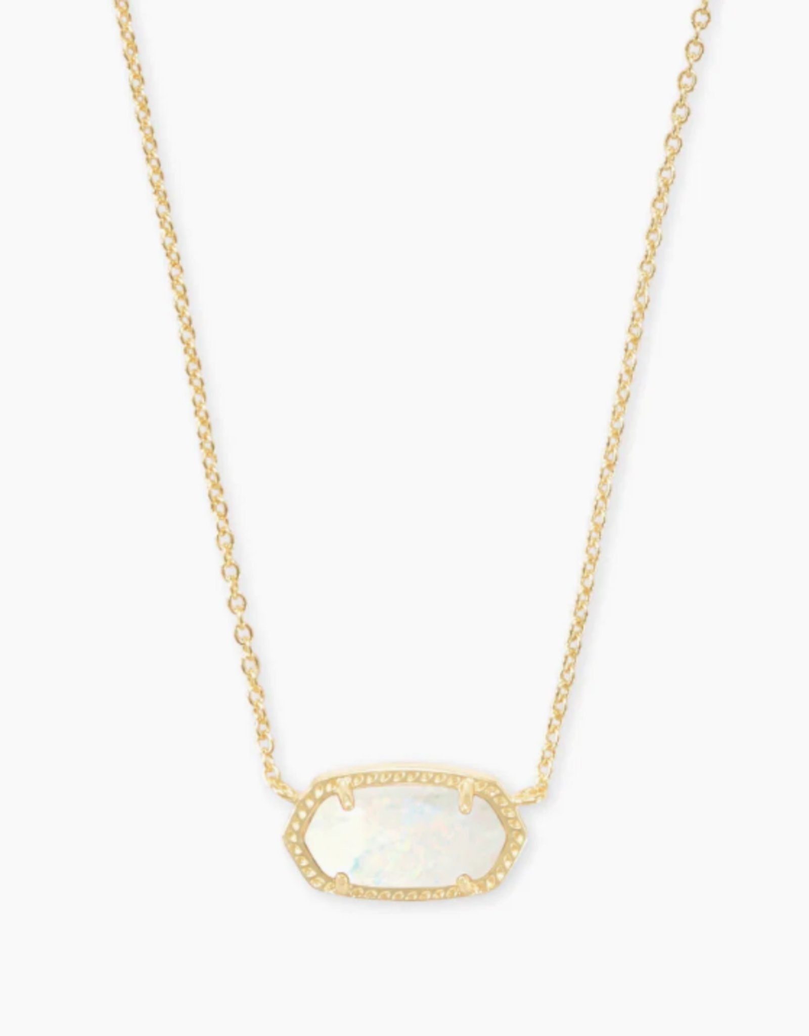 Necklace Elisa Gold White Opal