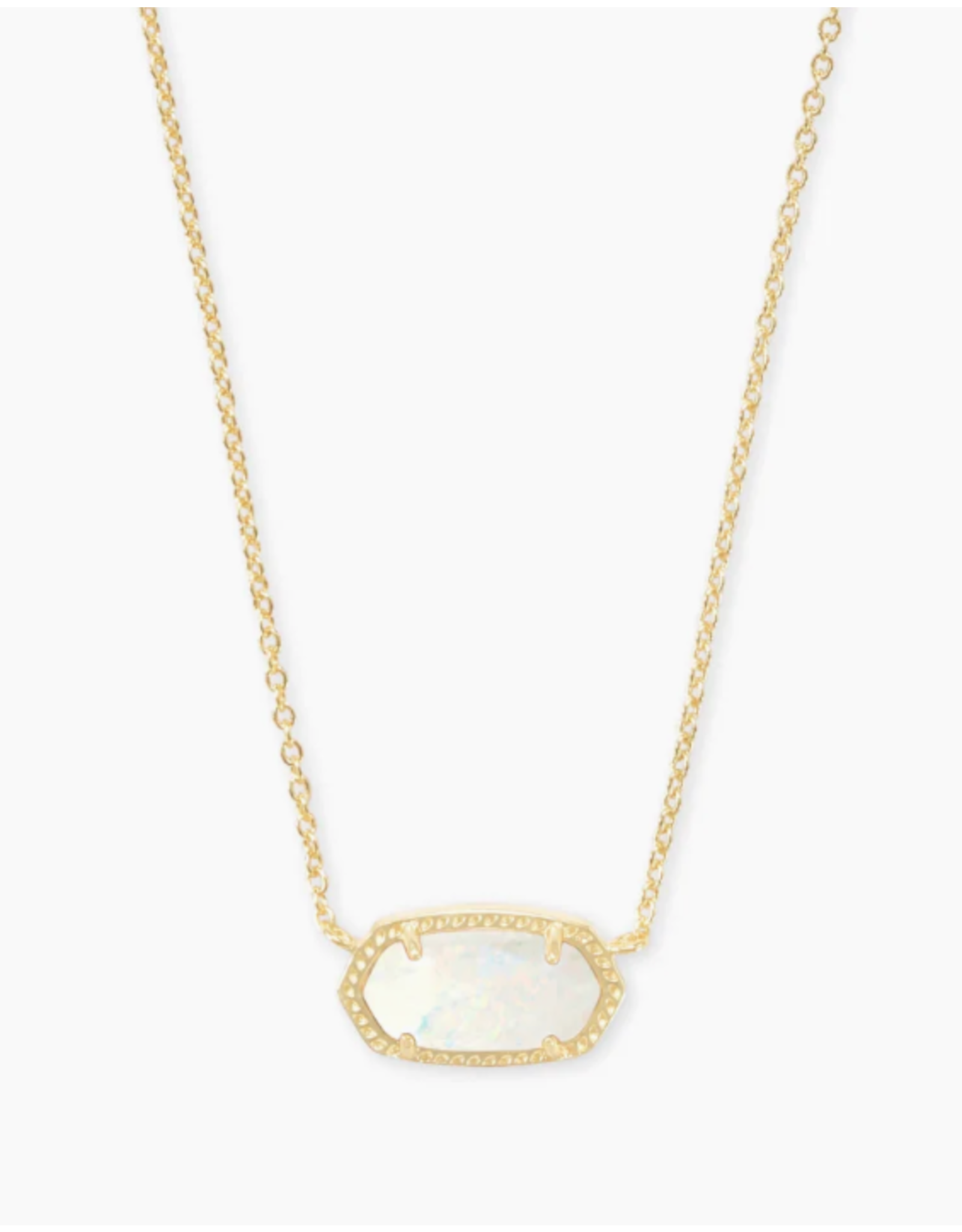 Necklace Elisa Gold White Opal