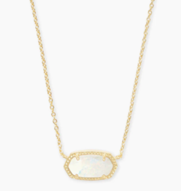 Necklace Elisa Gold White Opal