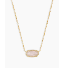 Necklace Elisa Gold Rose Quartz