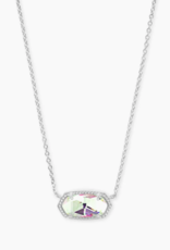 Necklace Elisa RHOD Dichroic Glass