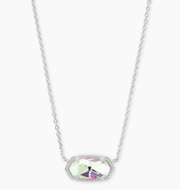Necklace Elisa RHOD Dichroic Glass