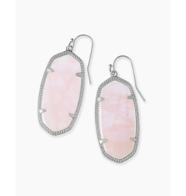 Earring Elle RHOD Rose Quartz