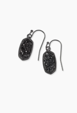 Earring Lee GNMT Black Drusy