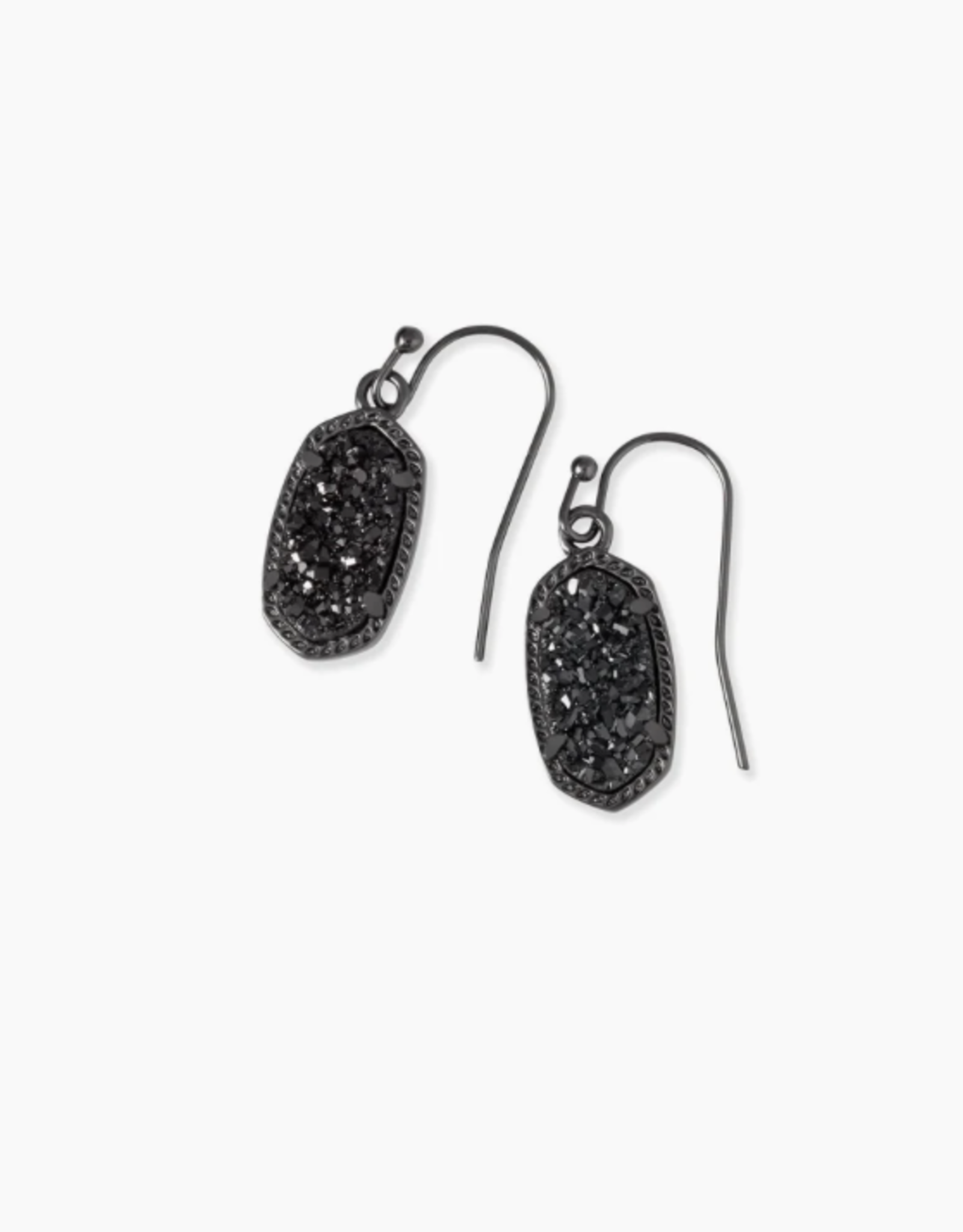 Earring Lee GNMT Black Drusy