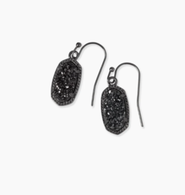 Earring Lee GNMT Black Drusy Earring Lee GNMT Black Drusy