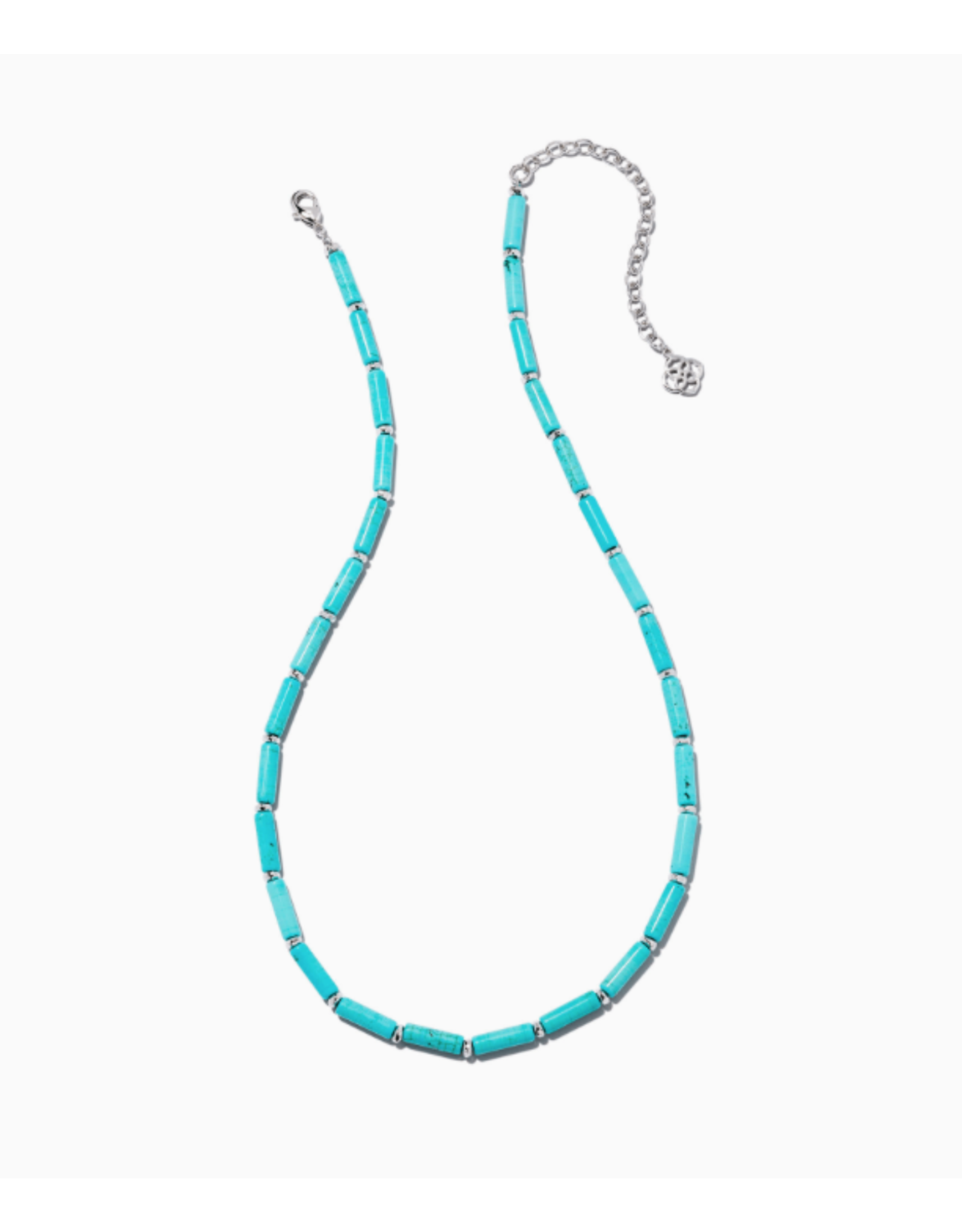 Kendra Scott Necklace Ember Strand RHOD Variegated Turquoise