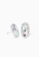 Earring Ellie RHOD Dichroic Glass