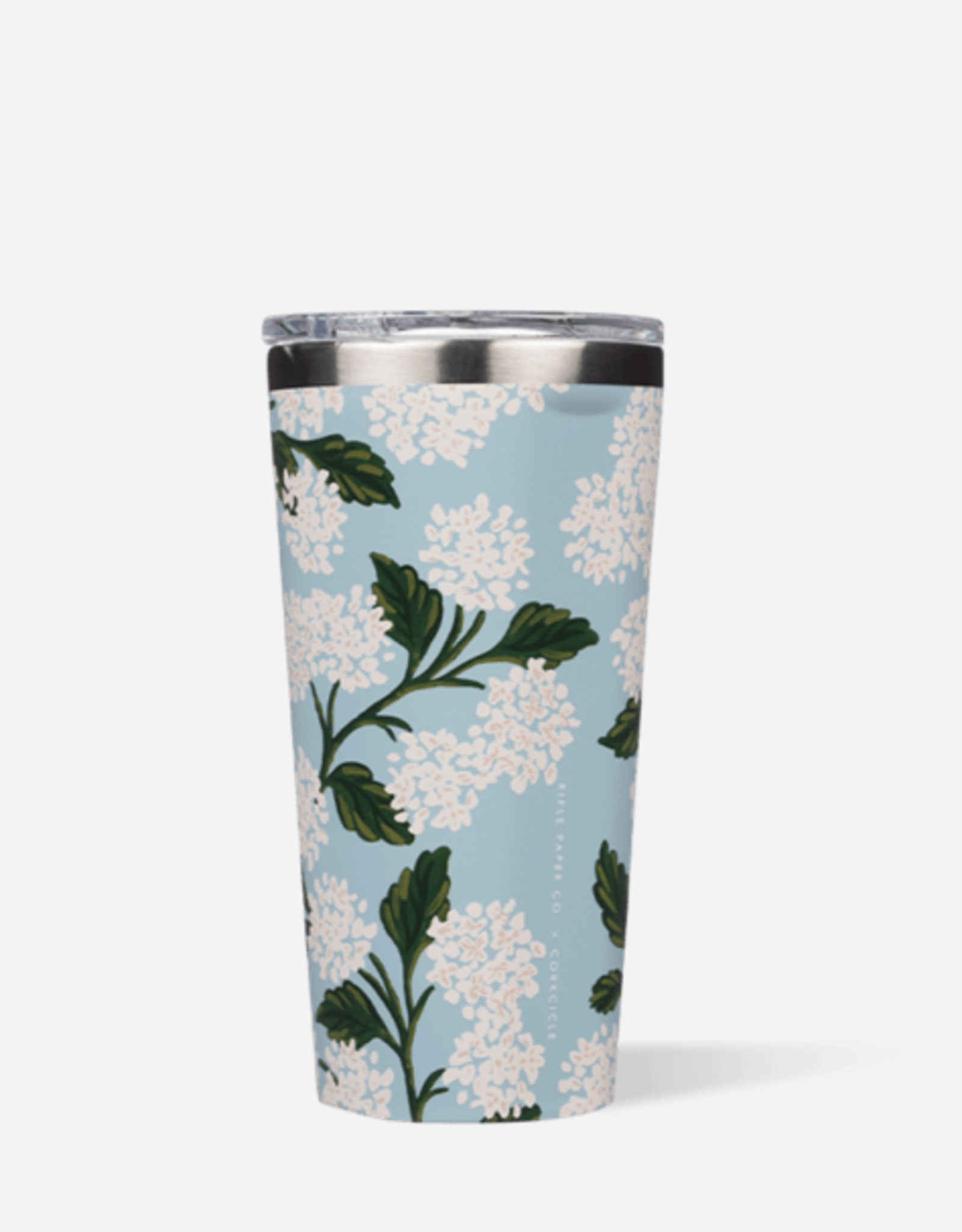 Tumbler 16 Rifle Paper Gloss Blue Hydrangea