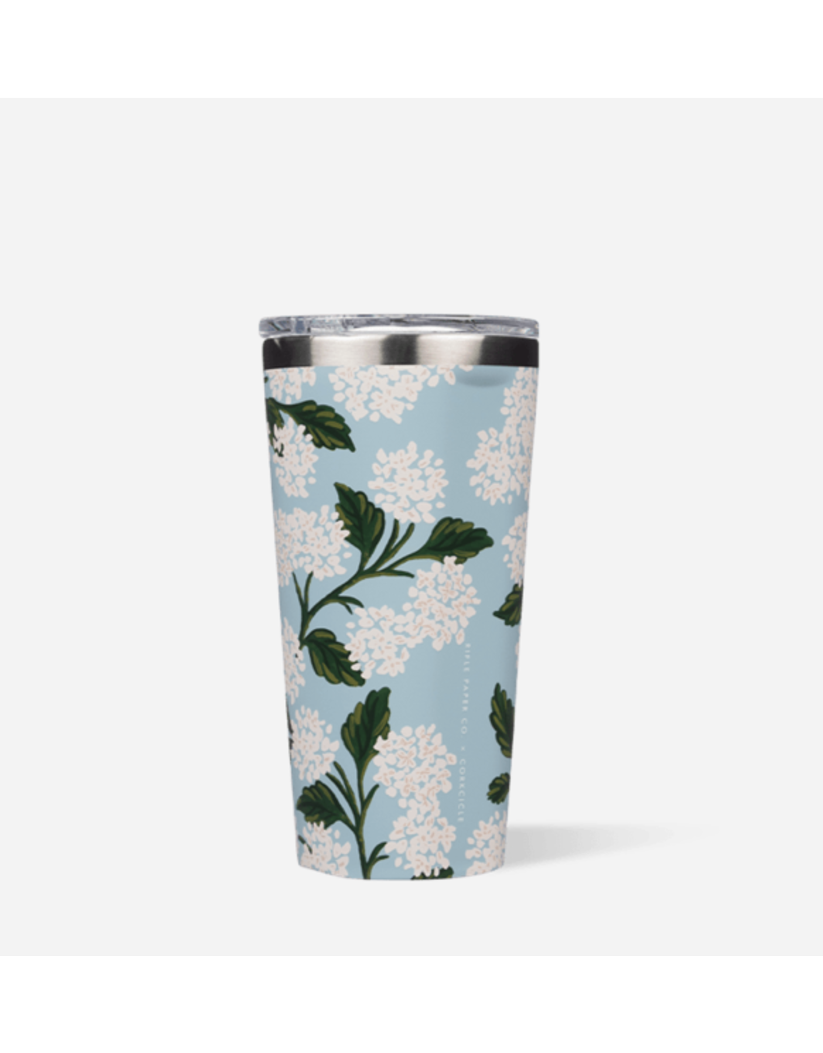 Tumbler 16 Rifle Paper Gloss Blue Hydrangea